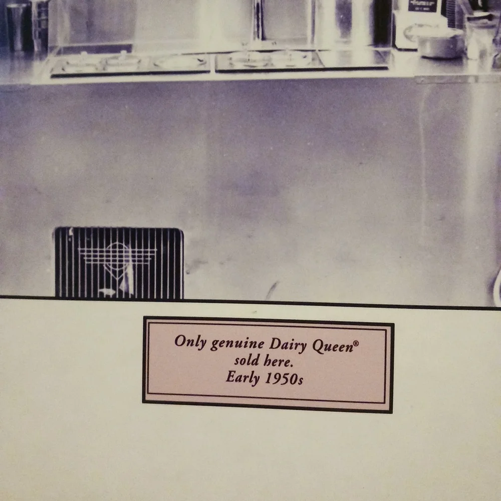 Vintage Dairy Queen Framed 1950s Franchise Picture